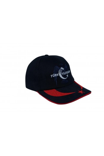 TÜRK YILDIZLARI AY YILDIZ LACİVERT ŞAPKA