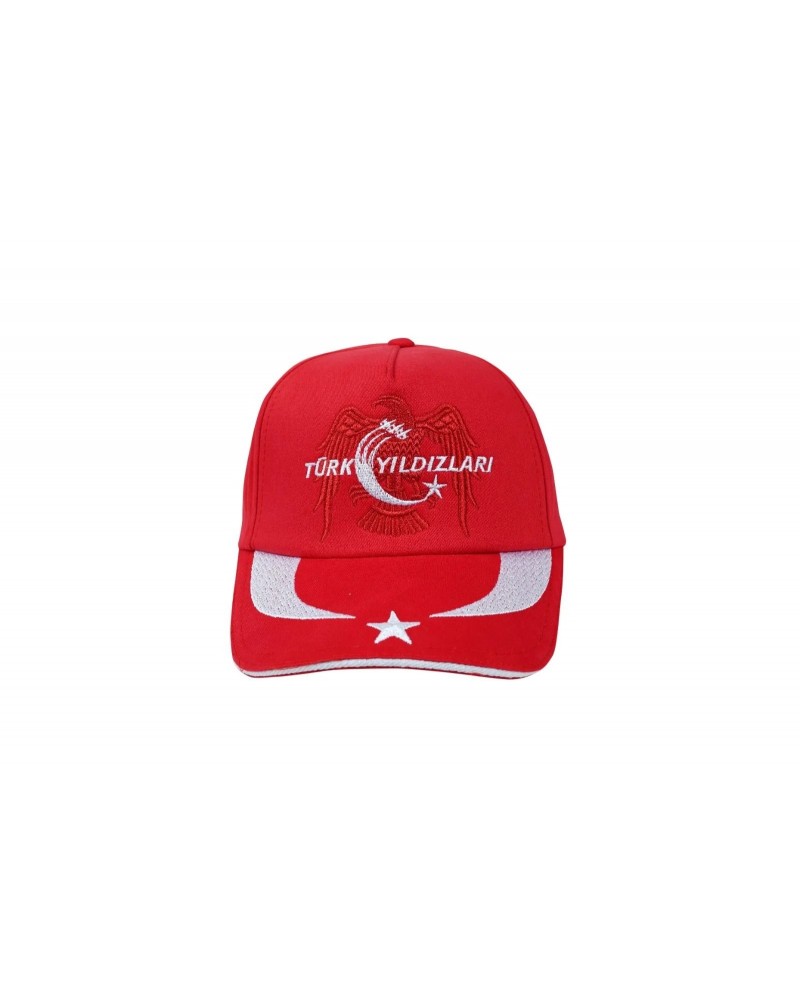TÜRK YILDIZLARI AY YILDIZ KIRMIZI ŞAPKA