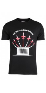 Türk Yıldızları Siyah Anıtkabirli Çocuk Tişört