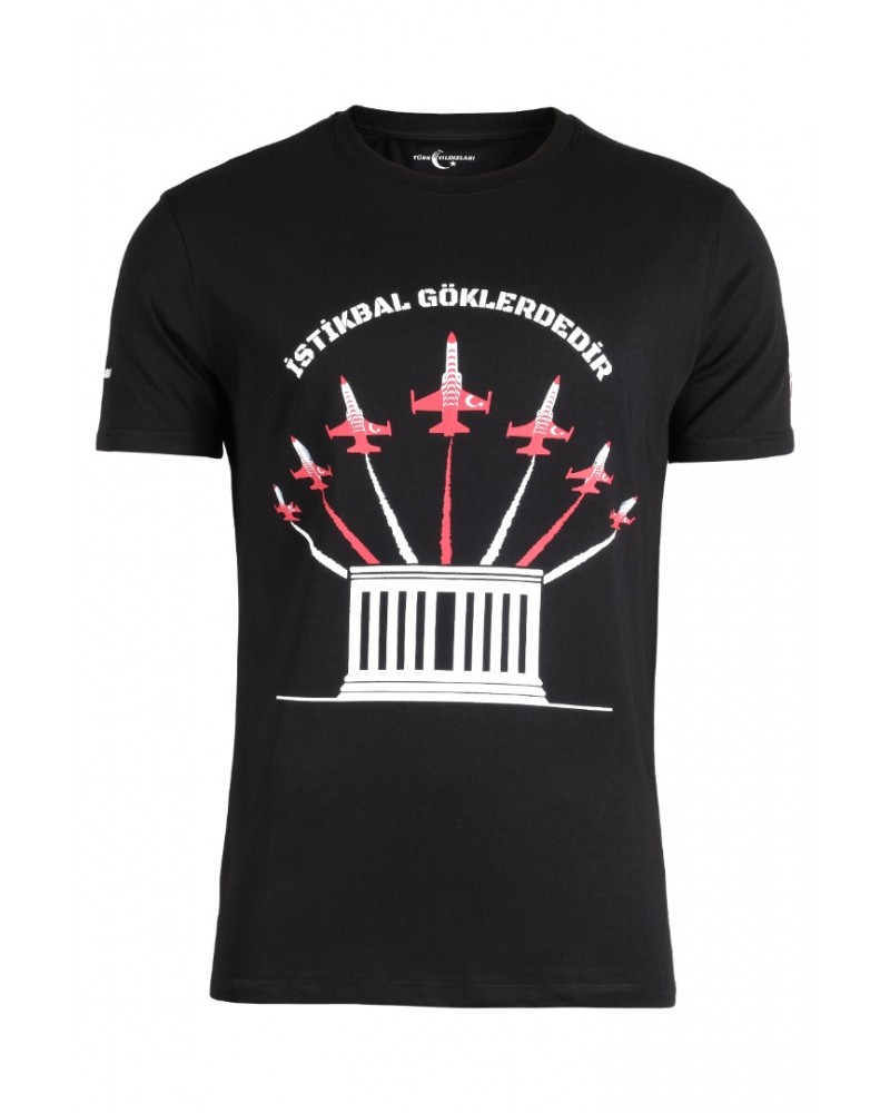 Türk Yıldızları Siyah Anıtkabirli Çocuk Tişört