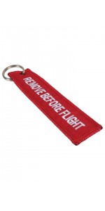 Türk Yıldızları Uçaklı Remove Before Flight Kare Anahtarlık