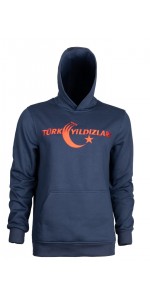 Lacivert Kapüşonlu Sweatshirt