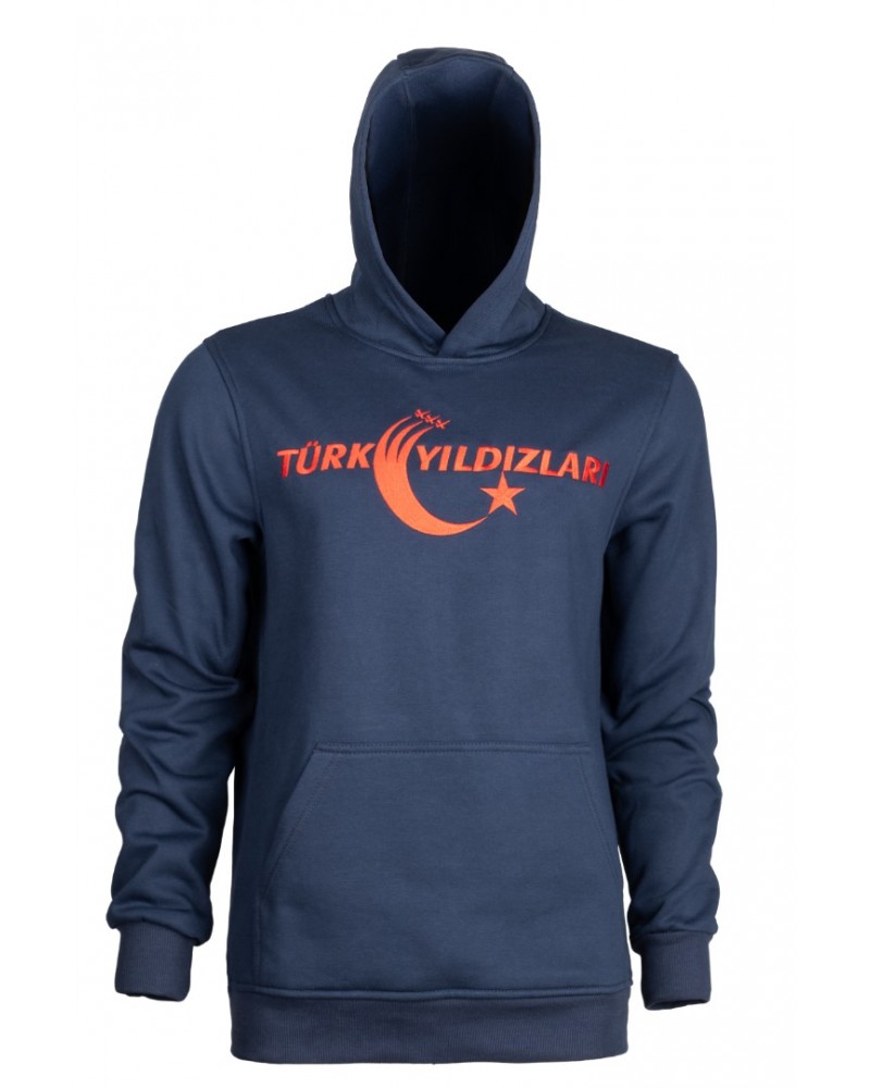 Lacivert Kapüşonlu Sweatshirt