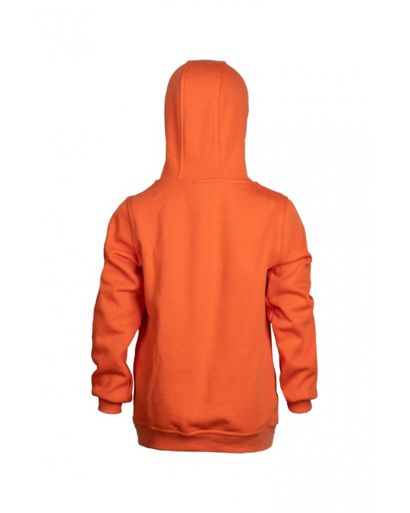 Turuncu Kapüşonlu Çocuk Sweatshirt
