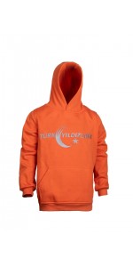 Turuncu Kapüşonlu Çocuk Sweatshirt