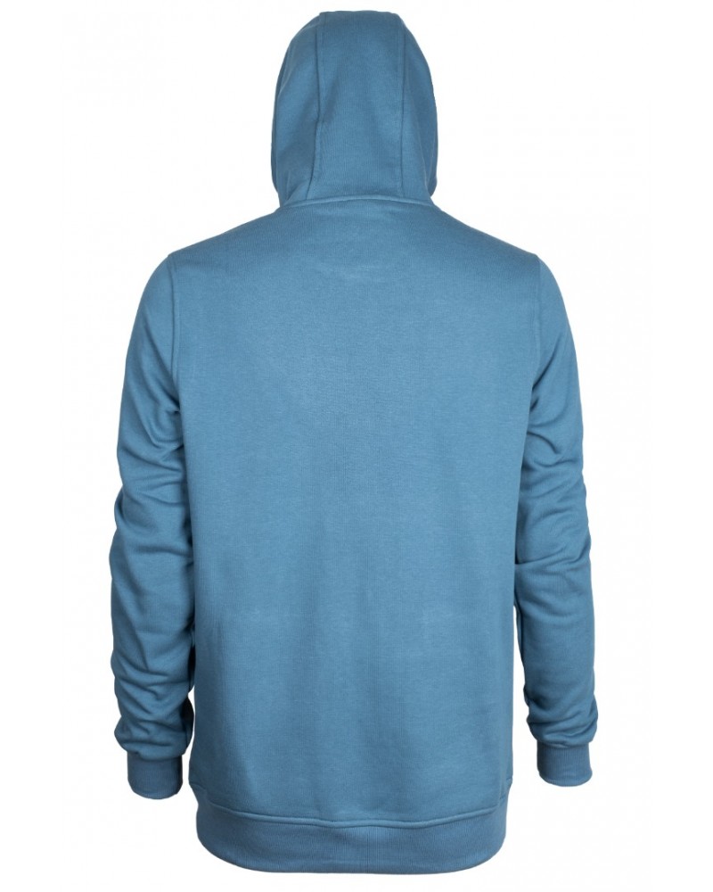 Petrol Mavisi Kapüşonlu Sweatshirt