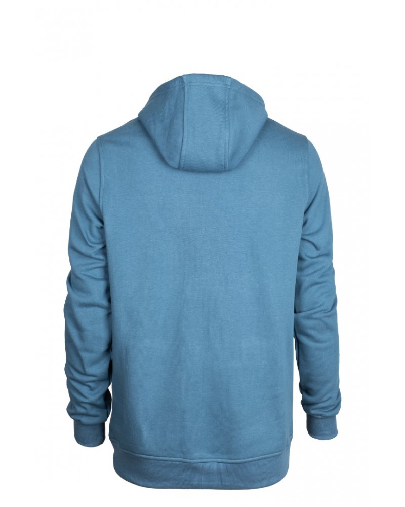 Petrol Mavisi Kapüşonlu Sweatshirt
