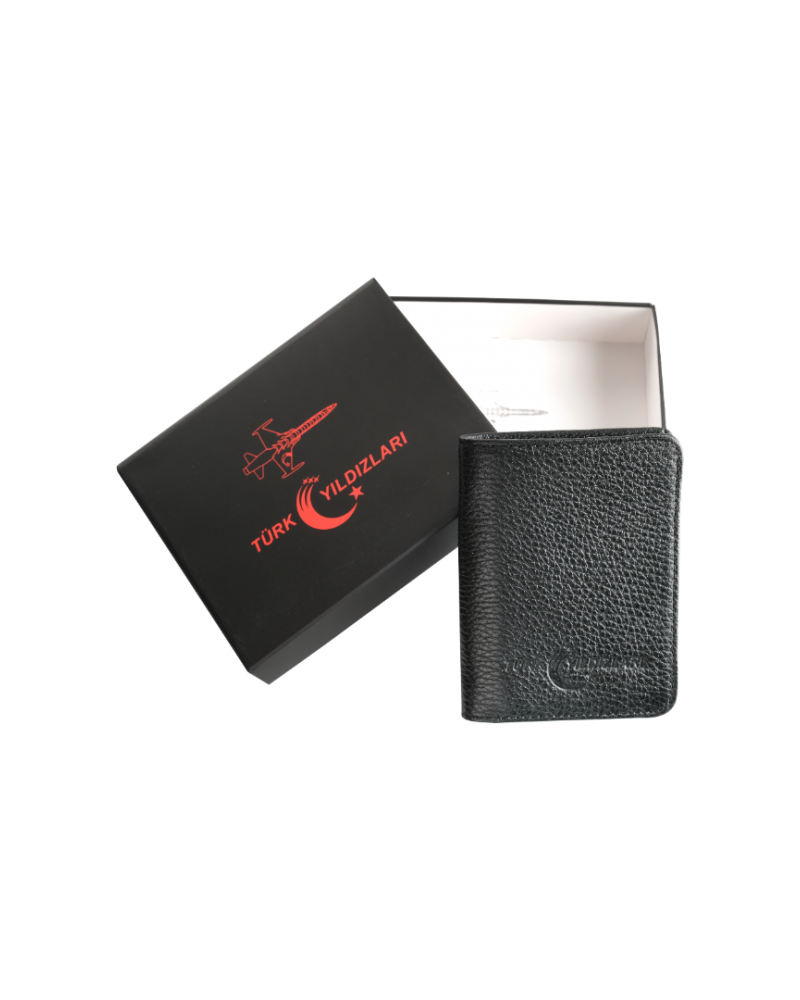 TÜRK YILDIZLARI SİYAH CÜZDAN