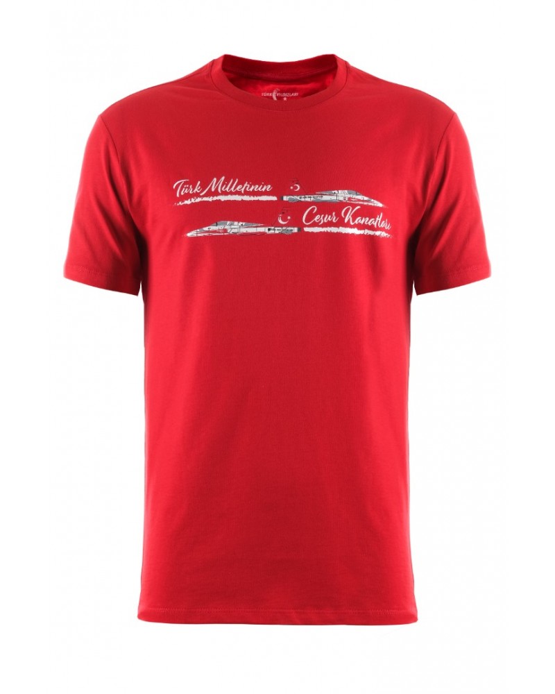 TÜRK YILDIZLARI ÖN KESİŞİM KIRMIZI TİŞÖRT TÜRK YILDIZLARI ÖN KESİŞİM KIRMIZI TİŞÖRT