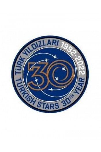 Türk Yıldızları 30. YIL Özel Silikon Göğüs Peçi