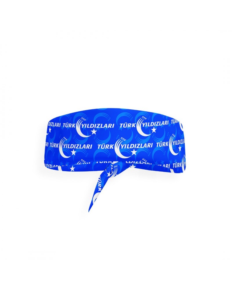 TÜRK YILDIZLARI MAVİ ÜÇGEN BANDANA