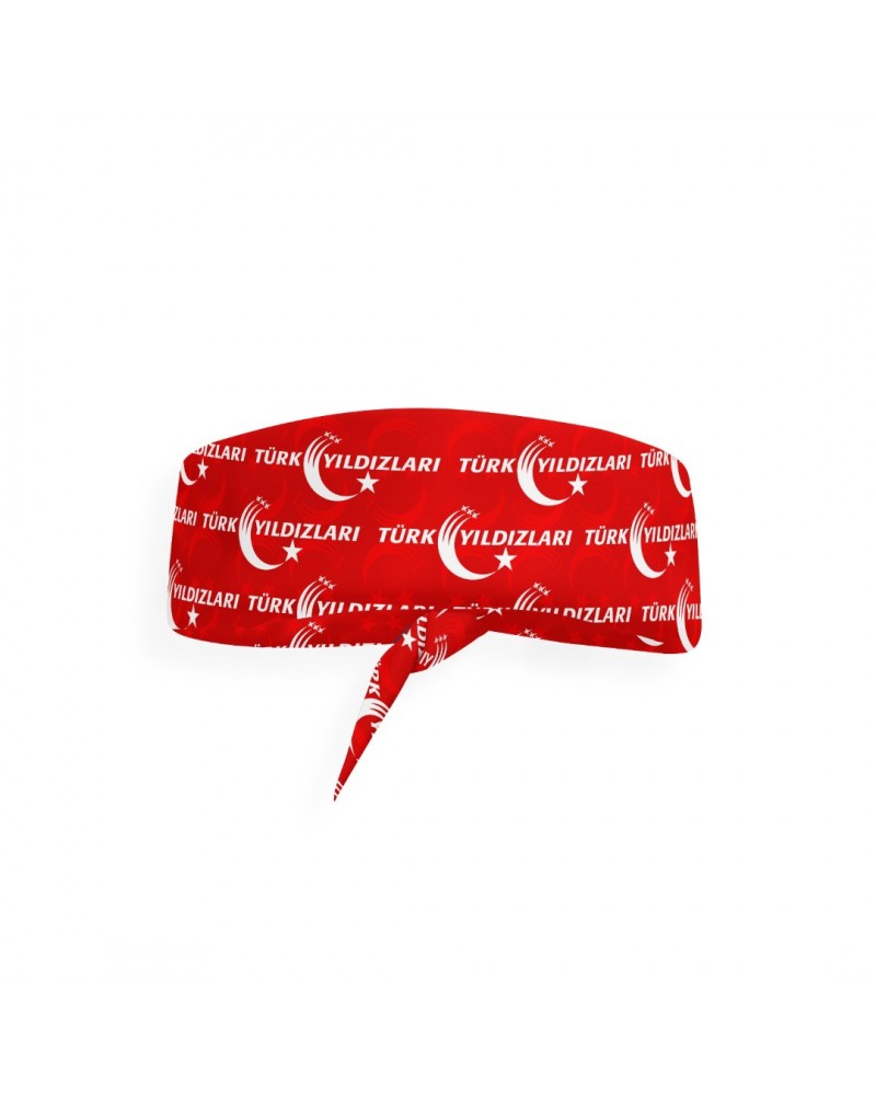 TÜRK YILDIZLARI KIRMIZI ÜÇGEN BANDANA