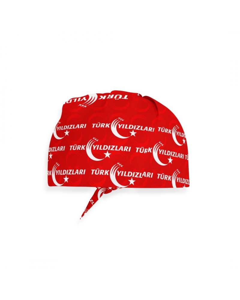 TÜRK YILDIZLARI KIRMIZI ÜÇGEN BANDANA