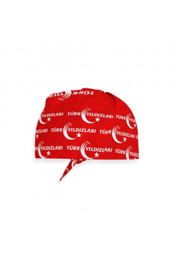 TÜRK YILDIZLARI KIRMIZI ÜÇGEN BANDANA