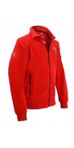 TÜRK YILDIZLARI FERMUARLI KIRMIZI POLAR CEKET