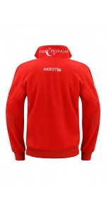 TÜRK YILDIZLARI FERMUARLI KIRMIZI POLAR CEKET