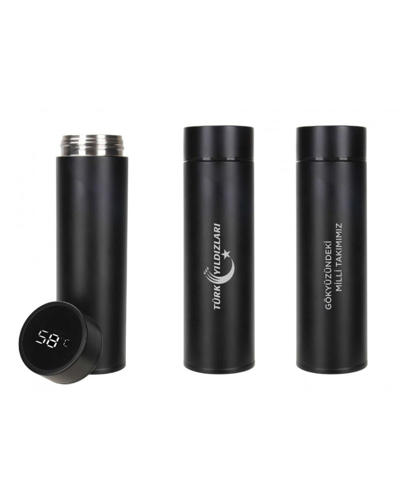 DİJİTAL GÖSTERGELİ SÜZGEÇLİ TERMOS 500 ML 