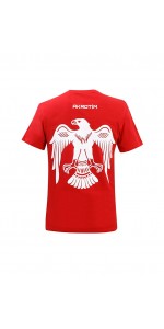 Türk Yıldızları Kırmızı Dikey Logolu Kartallı Çocuk Tişört