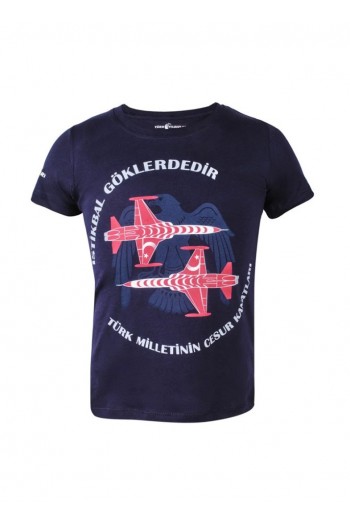 Türk Yıldızları 2'li Uçak Çocuk Tişört