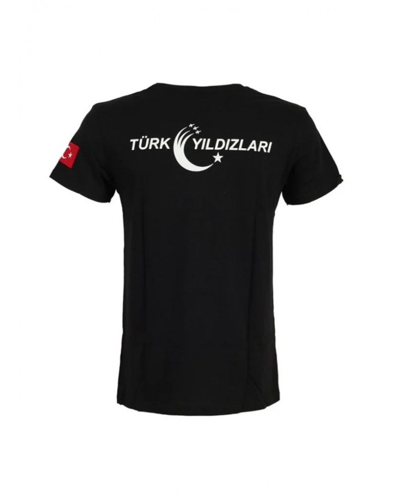 Türk Yıldızları Mustafa ile Kemal Gibi-Siyah Tişört