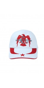 Türk Yıldızları Ay Yıldız Beyaz Çocuk Şapka