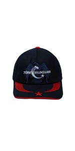 Türk Yıldızları Ay Yıldız Lacivert Çocuk Şapka