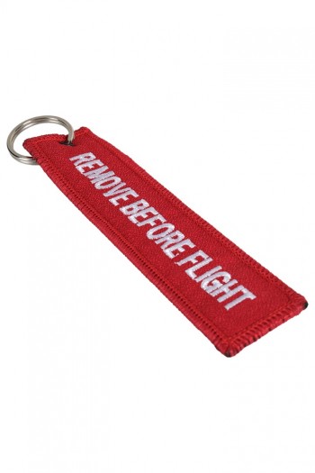 Türk Yıldızları Uçaklı Remove Before Flight Kare Anahtarlık
